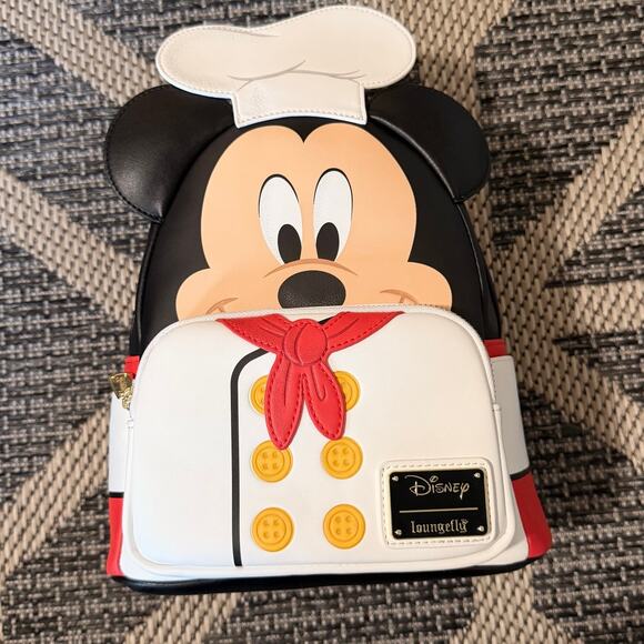 Loungefly Disney Chef Mickey Cosplay Mini Backpack - Picture 2 of 6